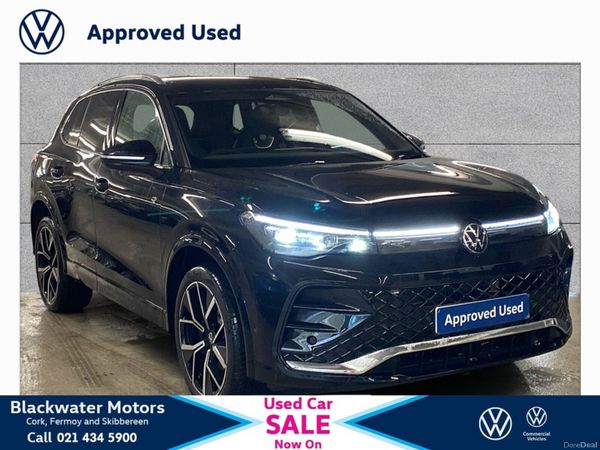 Volkswagen Tiguan Estate, Petrol Plug-in Hybrid, 2025, Black