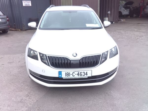 Skoda Octavia Estate, Diesel, 2018, White