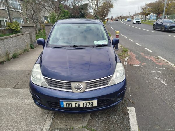 Nissan Tiida Saloon, Petrol, 2008, Blue
