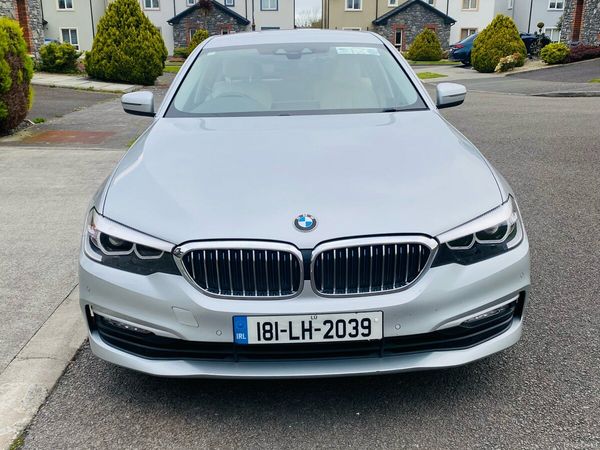 BMW 5-Series Saloon, Petrol Plug-in Hybrid, 2018, Grey