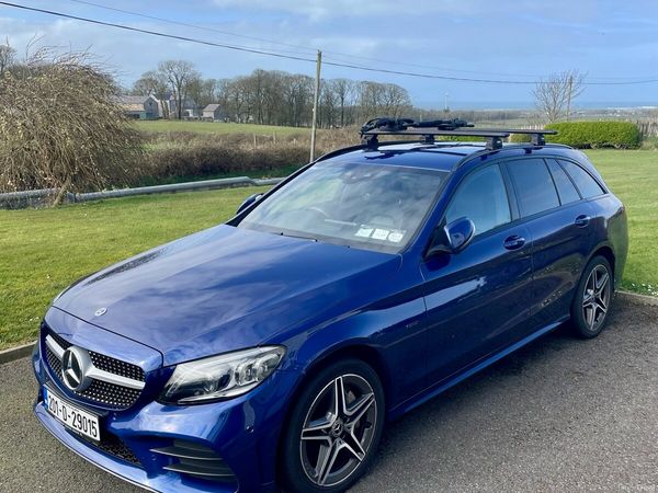 Mercedes-Benz C-Class Estate, Diesel Plug-in Hybrid, 2020, Blue