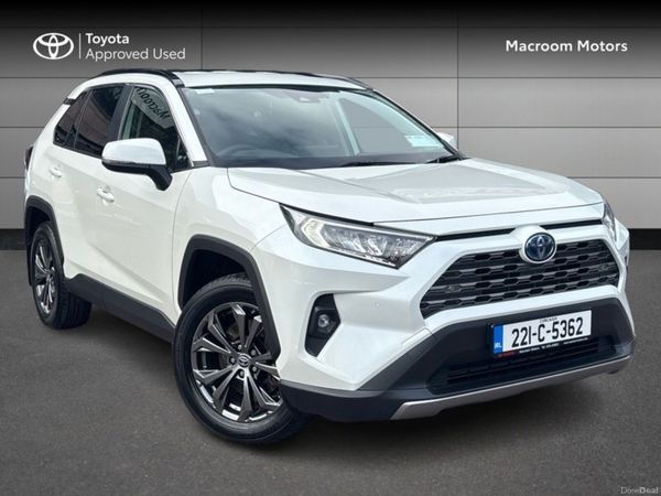 Toyota RAV4 SUV, Petrol Hybrid, 2022, White