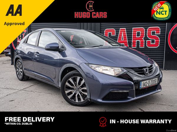Honda Civic Hatchback, Diesel, 2014, Blue