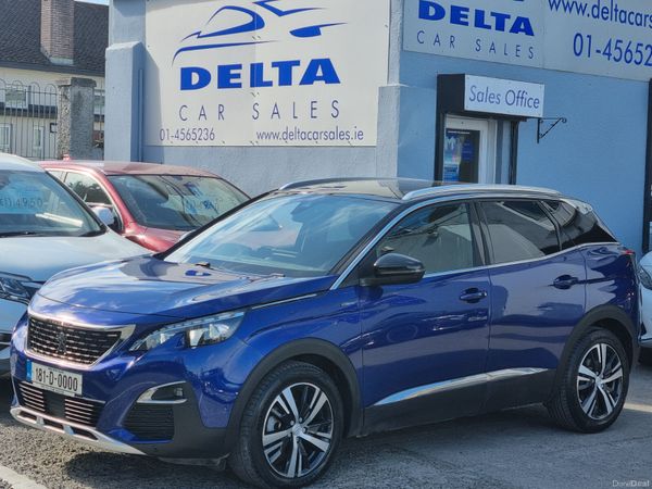 Peugeot 3008 SUV, Petrol, 2018, Blue