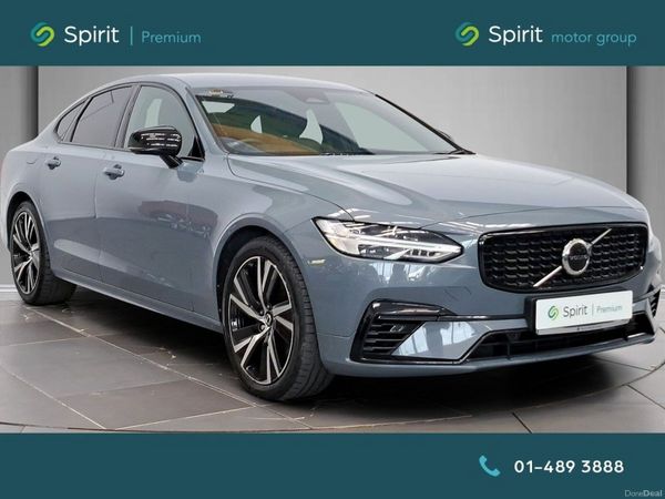 Volvo S90 Saloon, Petrol Plug-in Hybrid, 2022, Grey