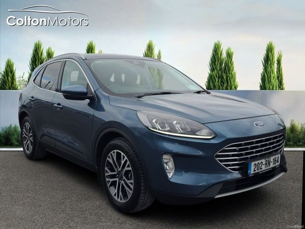 Ford Kuga SUV, Petrol Plug-in Hybrid, 2020, Blue