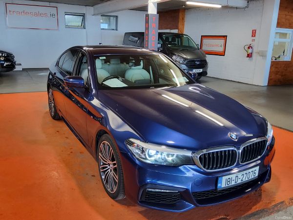BMW 5-Series Saloon, Diesel, 2018, Blue