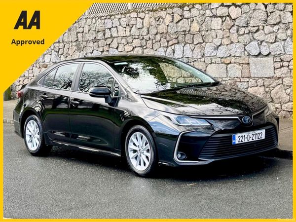 Toyota Corolla Saloon, Petrol Hybrid, 2022, Black