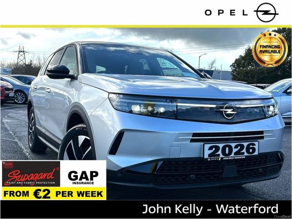 Opel Grandland SUV, Petrol Hybrid, 2026, Silver