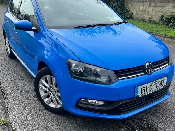 Volkswagen Polo Hatchback, Petrol, 2015, Blue