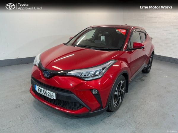 Toyota C-HR SUV, Petrol Hybrid, 2023, Red