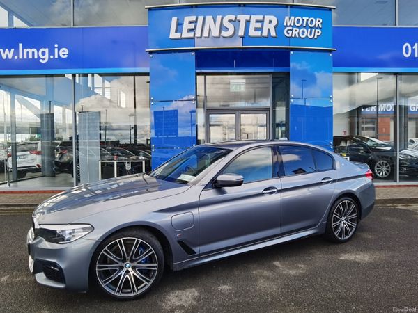 BMW 5-Series Saloon, Petrol Plug-in Hybrid, 2017, Blue