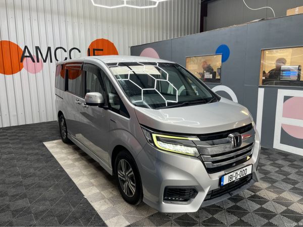 Honda Stepwagon MPV, Petrol Hybrid, 2018, Silver