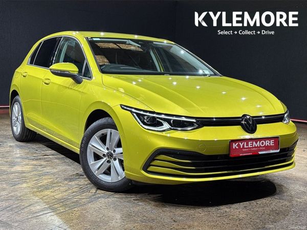 Volkswagen Golf Hatchback, Petrol Hybrid, 2021, Yellow