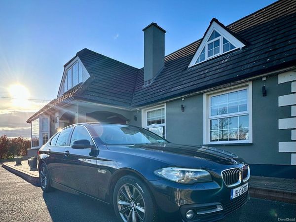 BMW 5-Series Saloon, Diesel, 2015, Blue