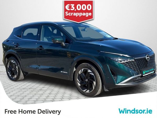Nissan Qashqai MPV, Petrol Hybrid, 2025, Green