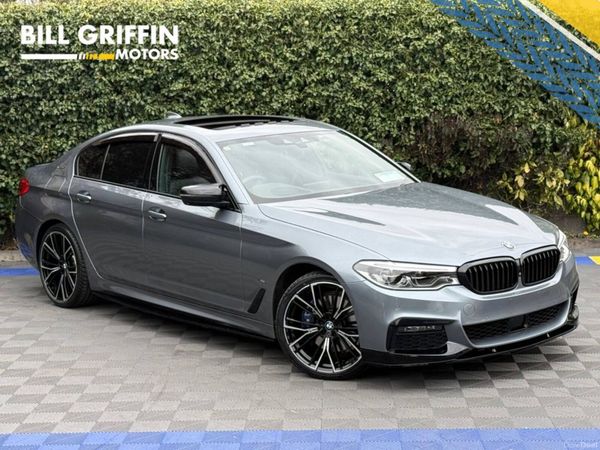 BMW 5-Series Saloon, Petrol Plug-in Hybrid, 2019, Grey