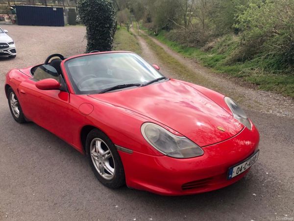 Porsche Boxster Convertible, Petrol, 2004, Red