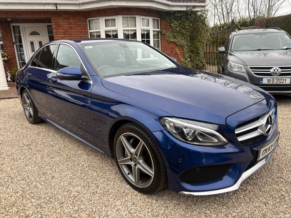 Mercedes-Benz C-Class Saloon, Diesel, 2017, Blue
