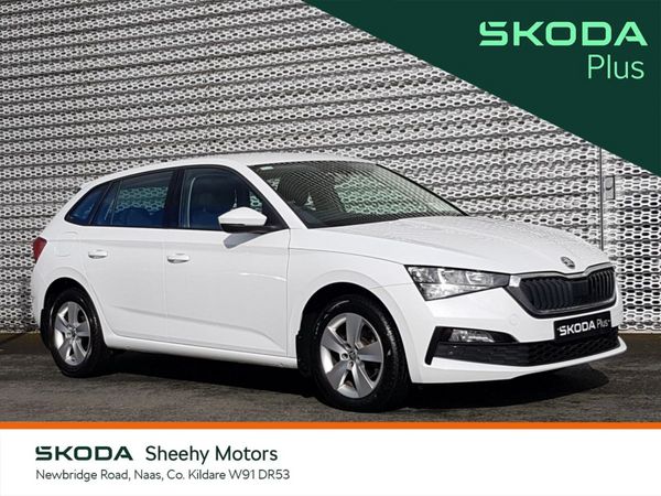 Skoda Scala Hatchback, Petrol, 2022, White