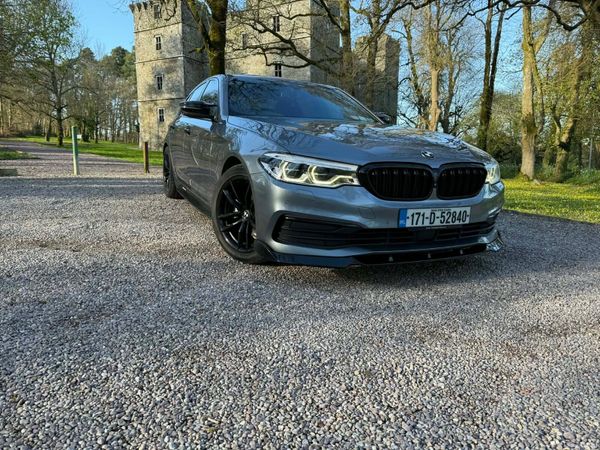 BMW 5-Series Saloon, Diesel, 2017, Blue