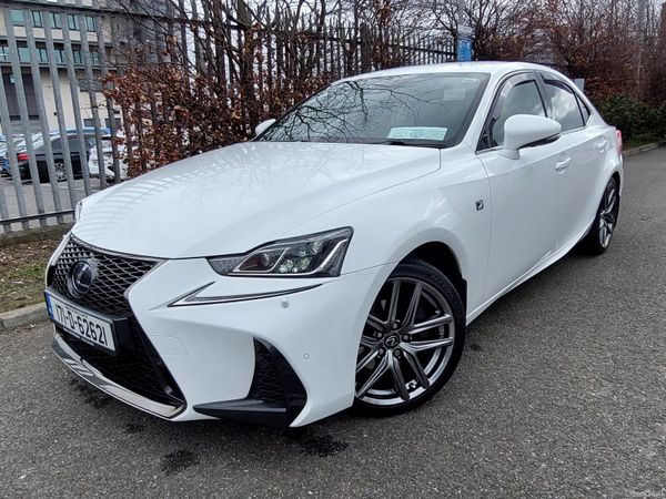 Lexus IS Saloon, Petrol Hybrid, 2017, White