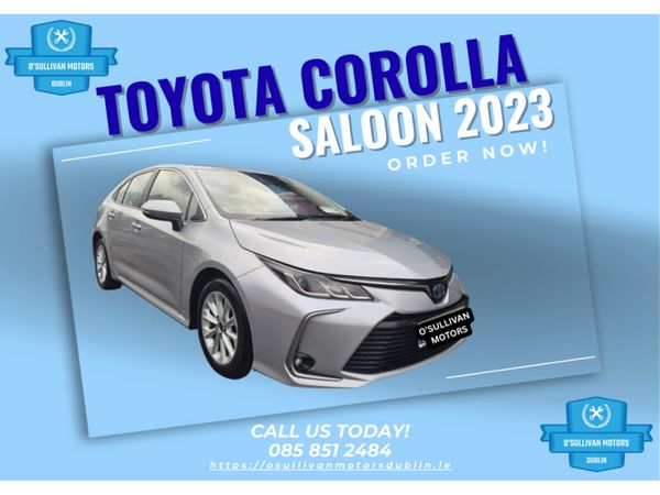 Toyota Corolla Saloon, Petrol Hybrid, 2023, Silver