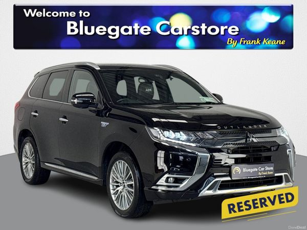 Mitsubishi Outlander Estate, Petrol Plug-in Hybrid, 2021, Black