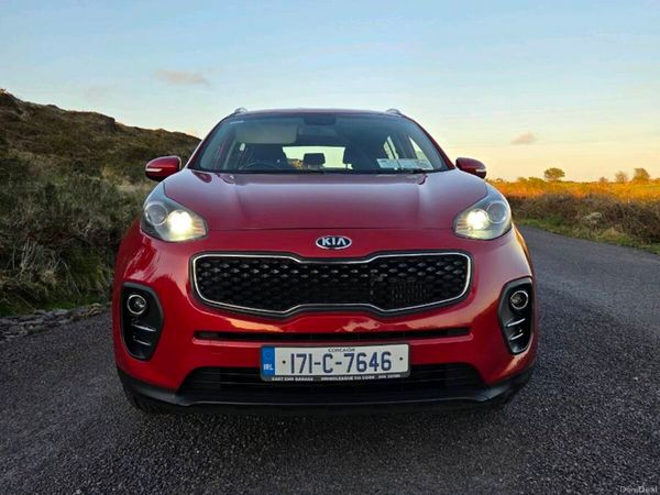 Kia Sportage SUV, Diesel, 2017, Red