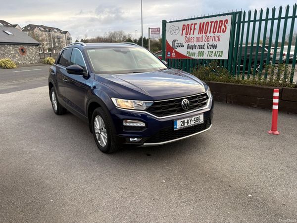 Volkswagen T-Roc SUV, Petrol, 2021, Blue