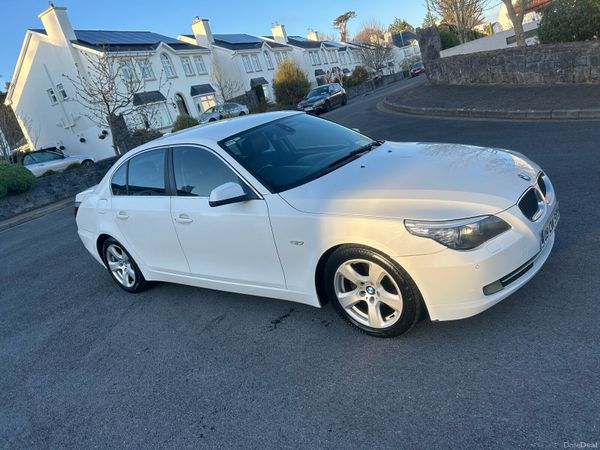 BMW 5-Series Saloon, Diesel, 2009, White