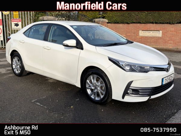 Toyota Corolla Saloon, Petrol, 2017, White