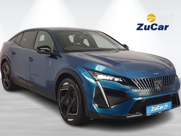 Peugeot 408 Hatchback, Petrol Hybrid, 2024, Blue