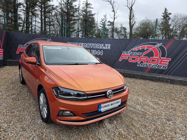 Volkswagen Polo Hatchback, Petrol, 2018, Orange
