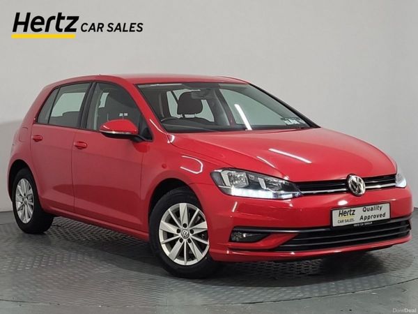 Volkswagen Golf Hatchback, Petrol, 2019, Red