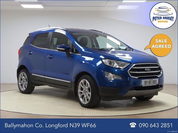 Ford EcoSport SUV, Diesel, 2019, Blue