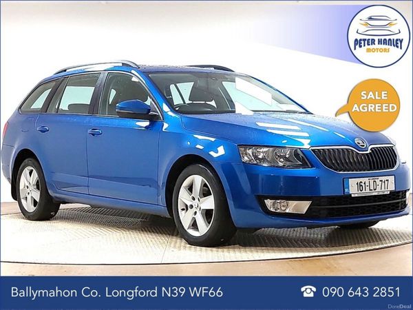 Skoda Octavia Estate, Diesel, 2016, Blue