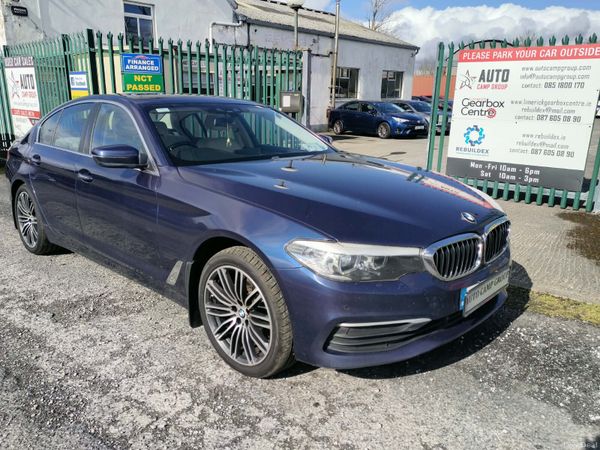 BMW 5-Series Saloon, Diesel, 2017, Blue