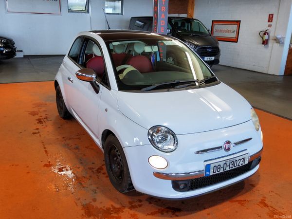 Fiat 500 Hatchback, Petrol, 2008, Blue