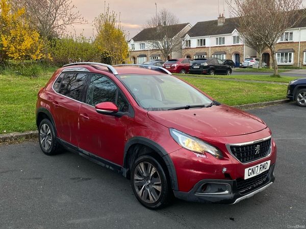 Peugeot 2008 SUV, Petrol, 2017, Red