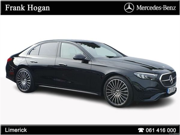 Mercedes-Benz E-Class Saloon, Diesel Plug-in Hybrid, 2026, Black