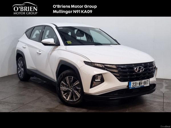 Hyundai Tucson SUV, Petrol Hybrid, 2023, White