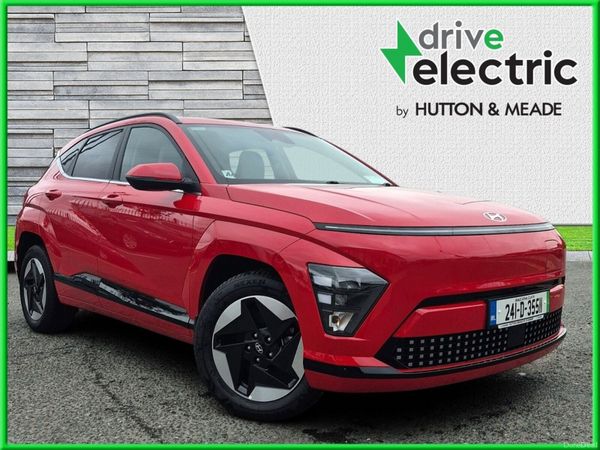 Hyundai KONA SUV, Electric, 2024, Red