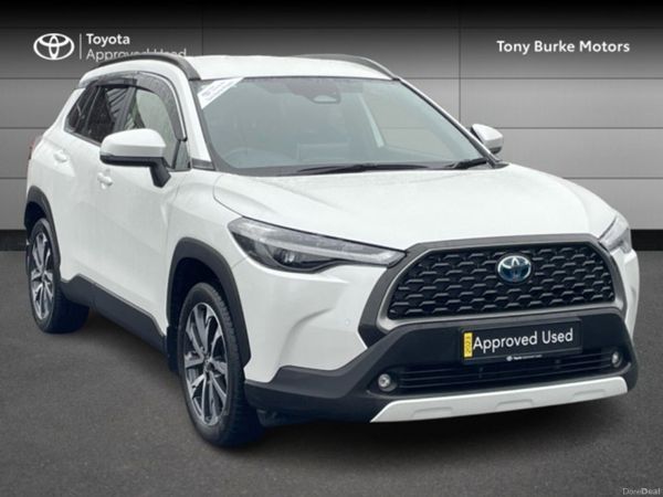 Toyota Corolla Cross SUV, Petrol Hybrid, 2023, White