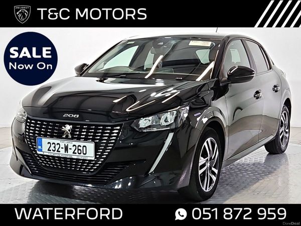 Peugeot 208 Hatchback, Petrol, 2023, Black