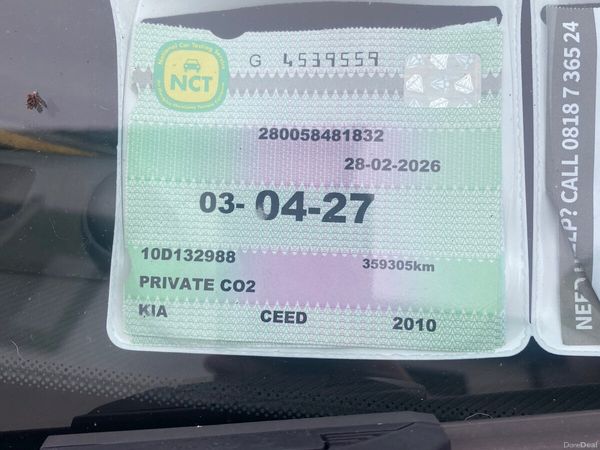 Kia Ceed Hatchback, Diesel, 2010, Black