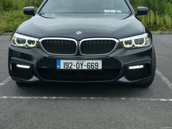 BMW 5-Series Saloon, Petrol Plug-in Hybrid, 2019, Black