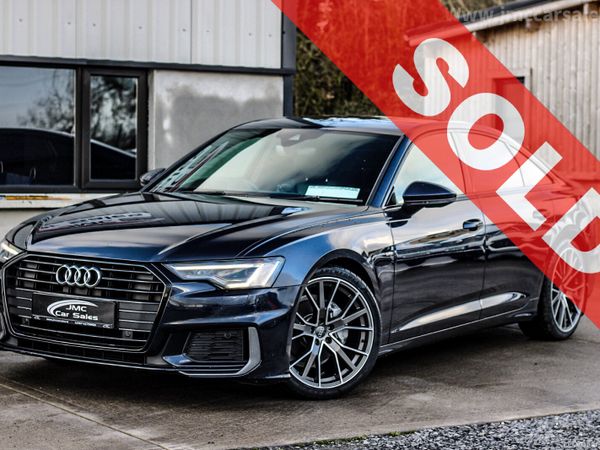 Audi A6 Saloon, Diesel Hybrid, 2019, Blue