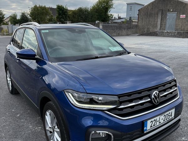 Volkswagen T-Cross Estate/Jeep, Petrol, 2022, Blue
