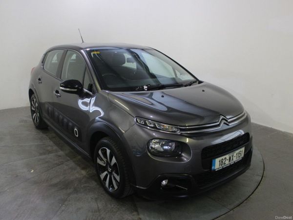 Citroen C3 Hatchback, Petrol, 2018, Grey